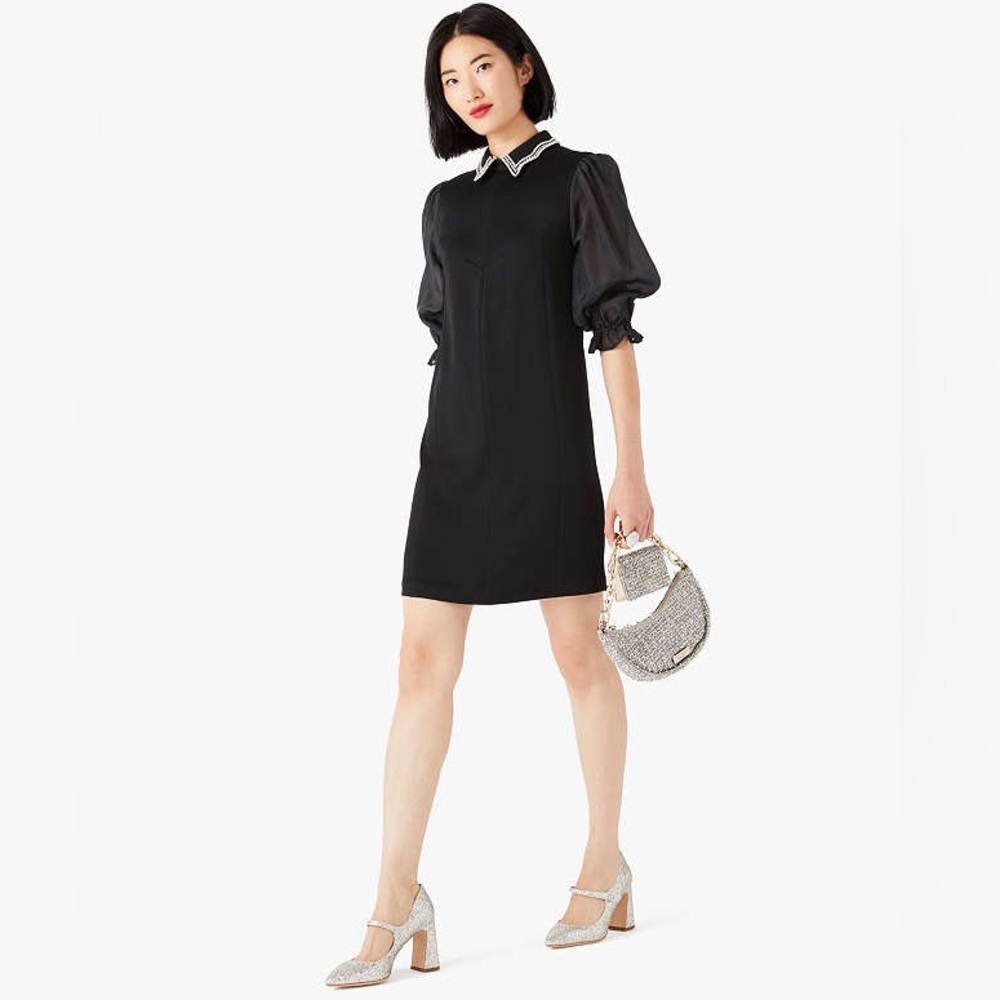 KATE SPADE Embellished Shirt Dress NWOT Size 2